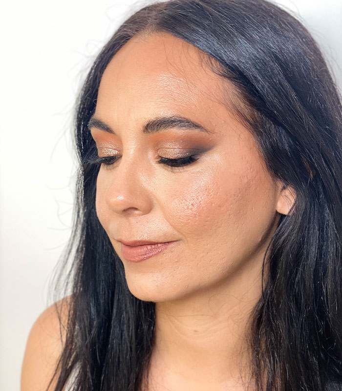Después maquillaje de invitada.